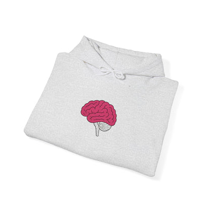 Anatomical Brain Embroidered Hoodie