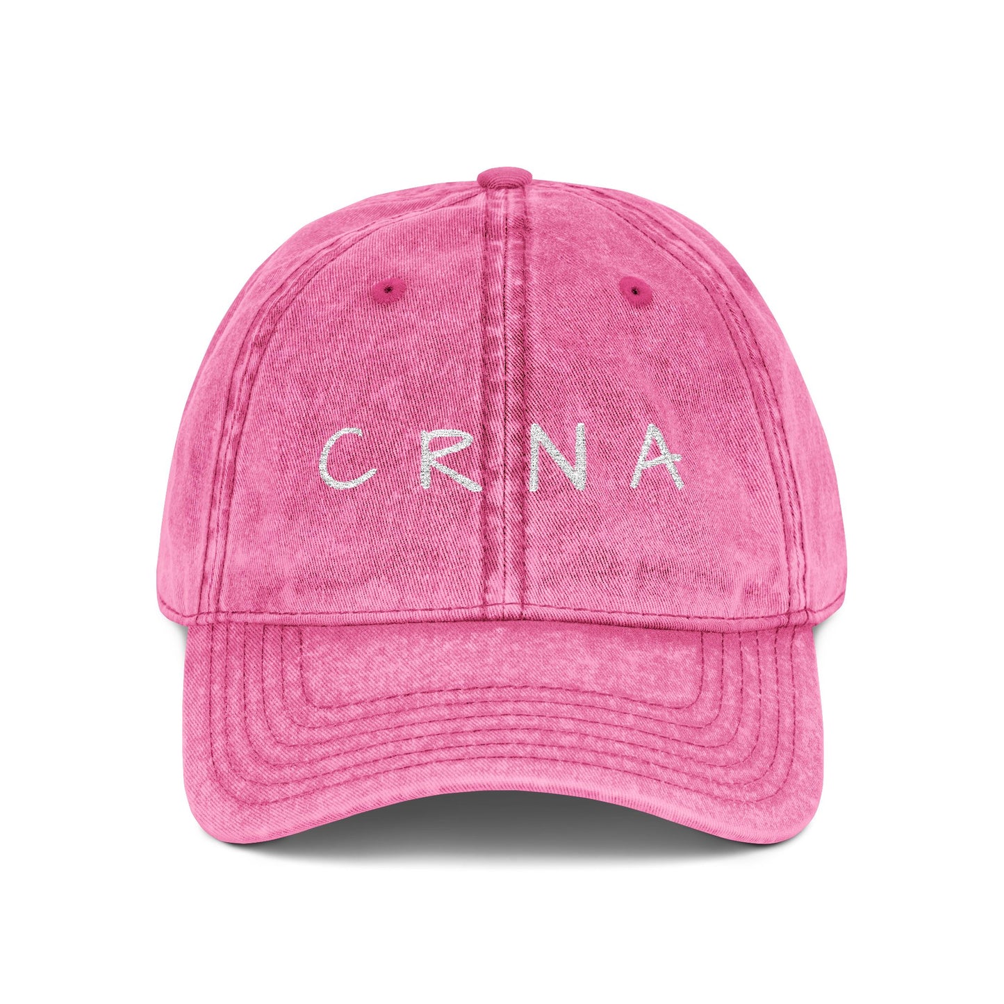 Embroidered "CRNA" Vintage Cap