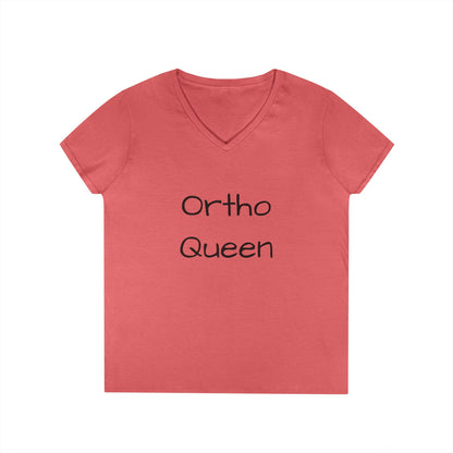 "Ortho Queen" V-Neck T-Shirt