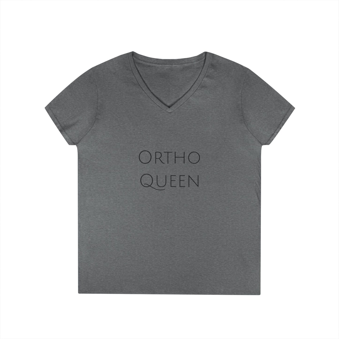Ortho Queen V-Neck T-Shirt — Funny Ortho Tee