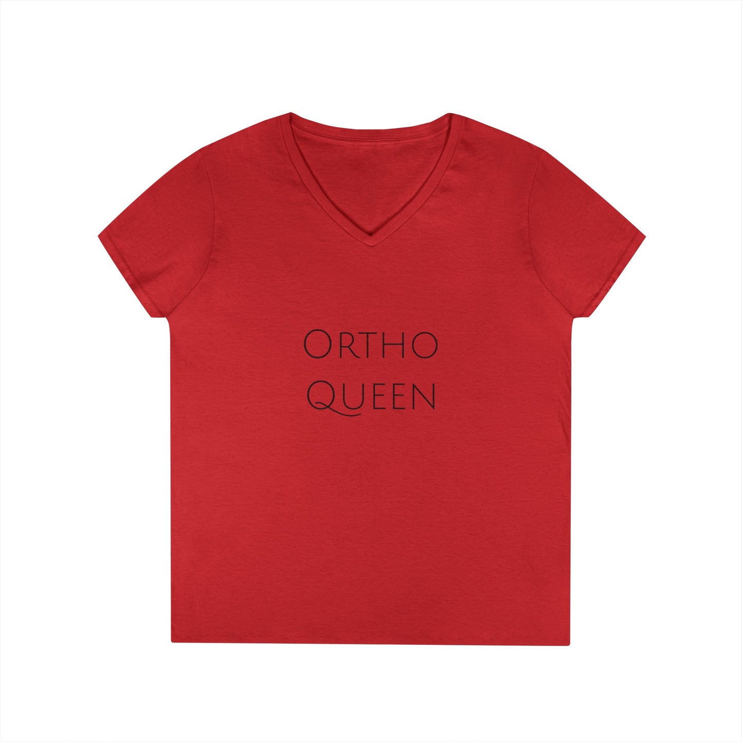 Ortho Queen V-Neck T-Shirt — Funny Ortho Tee
