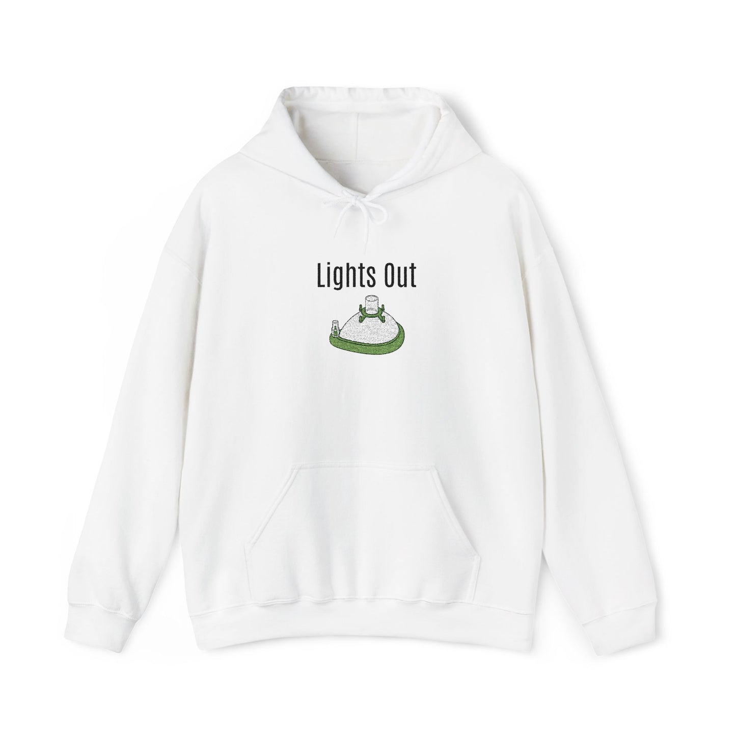 "Lights Out" Embroidered Anesthesia Hoodie