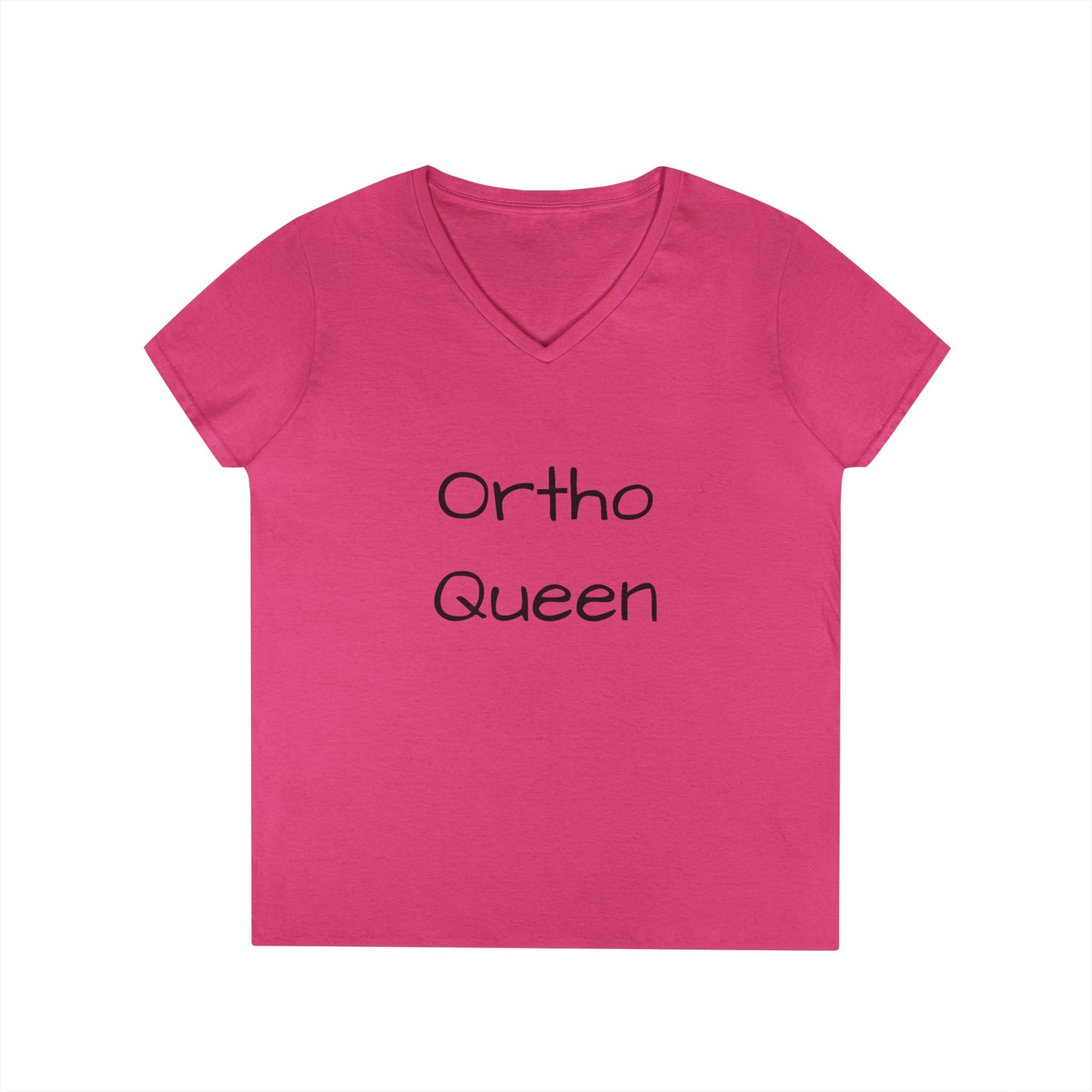 "Ortho Queen" V-Neck T-Shirt