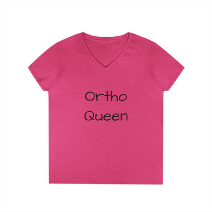 "Ortho Queen" V-Neck T-Shirt