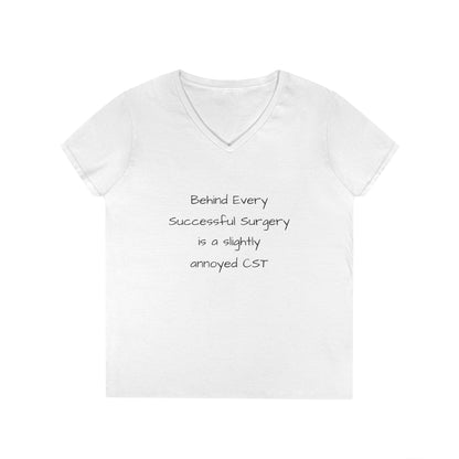 Funny CST V-Neck T-Shirt