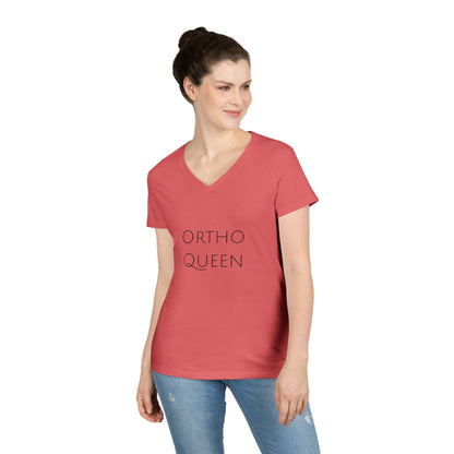 Ortho Queen V-Neck T-Shirt — Funny Ortho Tee