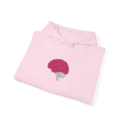 Anatomical Brain Embroidered Hoodie