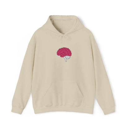 Anatomical Brain Embroidered Hoodie