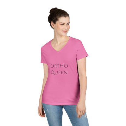 Ortho Queen V-Neck T-Shirt — Funny Ortho Tee