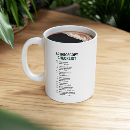 Arthroscopy Checklist Mug