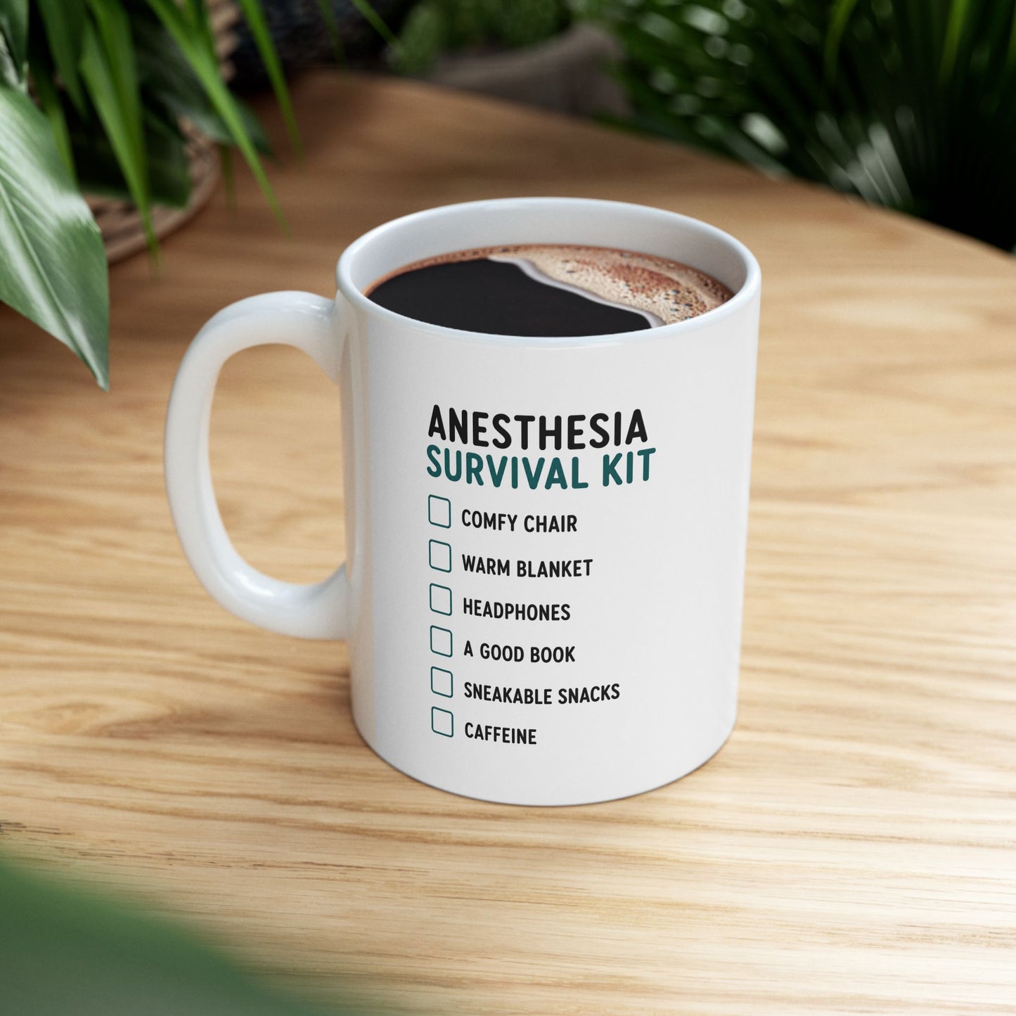 Anesthesia Survival Checklist Mug