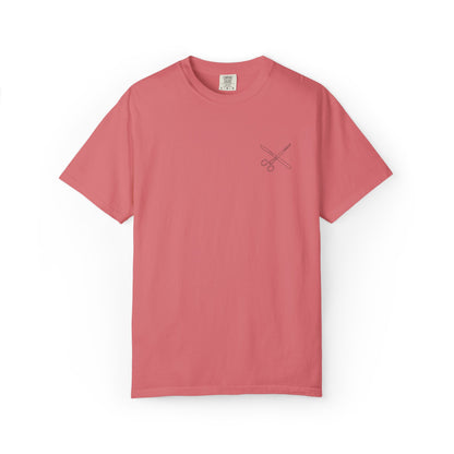 Surgical Instruments Logo T-Shirt | Minimal Pocket Graphic