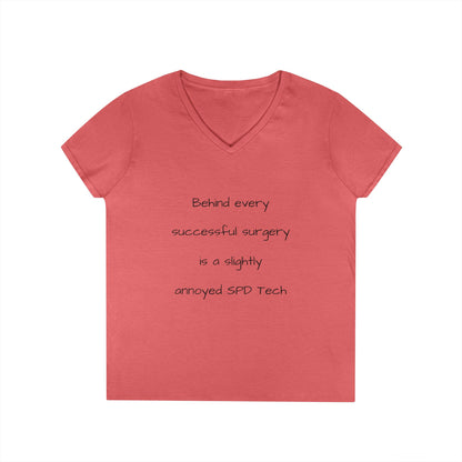 Funny SPD Tech V-Neck T-Shirt