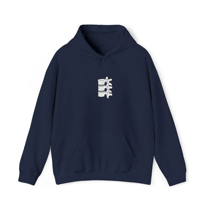 Anatomical Spine Embroidered Hoodie
