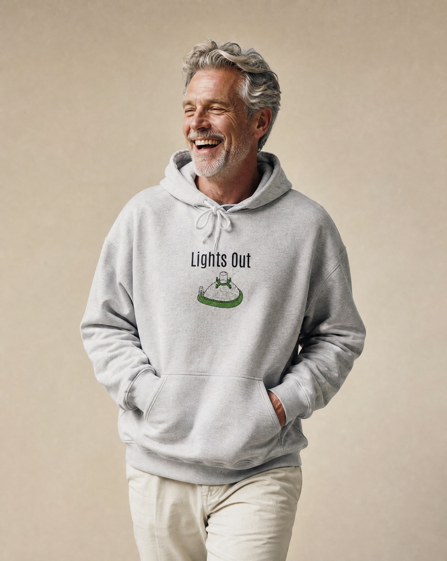 "Lights Out" Embroidered Anesthesia Hoodie