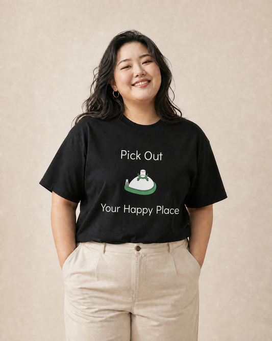 "Pick Out Your Happy Place" Anesthesia T-Shirt