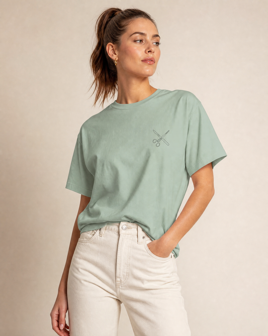 Surgical Instruments Logo T-Shirt | Minimal Pocket Graphic
