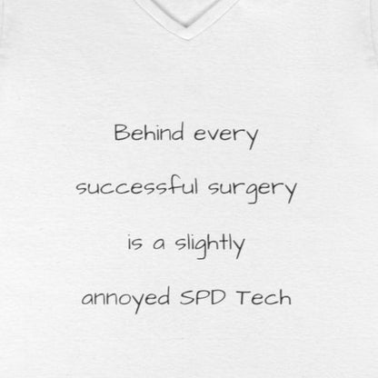 Funny SPD Tech V-Neck T-Shirt